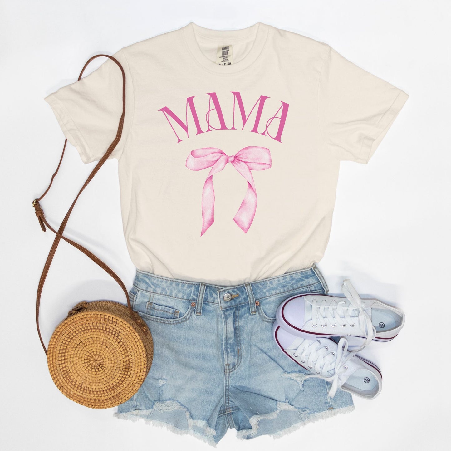 Mama With Bow Tee