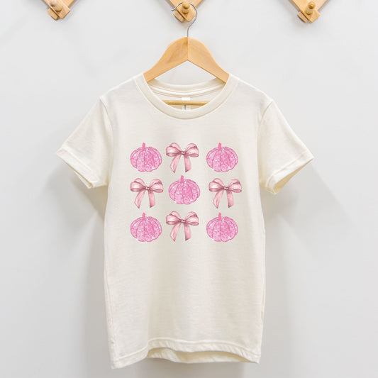 Bows and Disco Pumpkins Toddler Tee