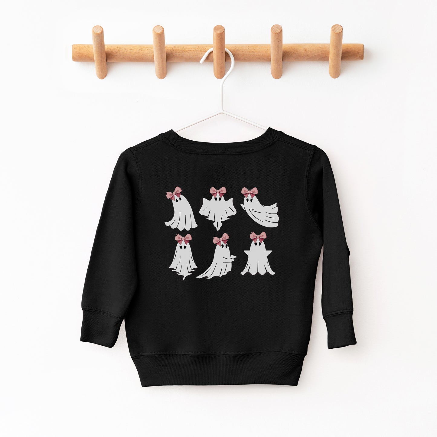 Ghosts in Bows Toddler Crewneck