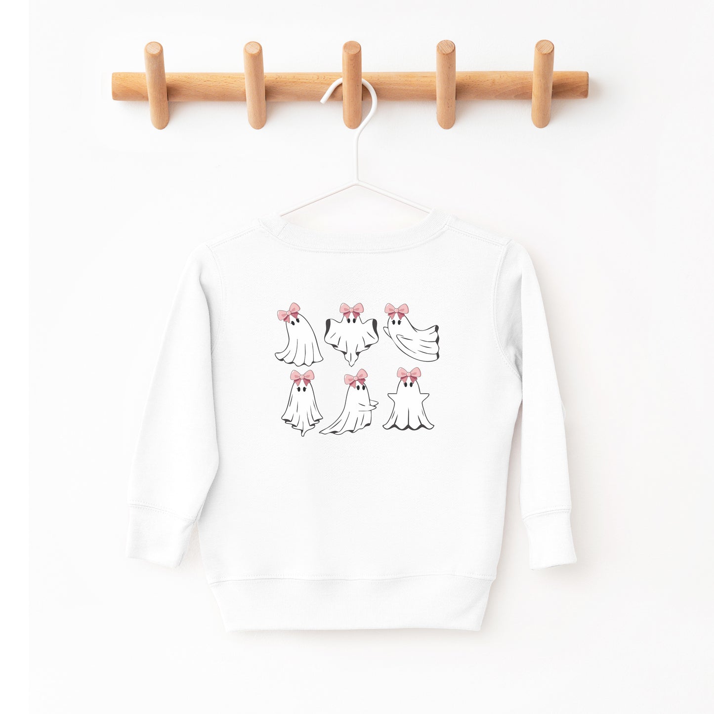 Ghosts in Bows Toddler Crewneck