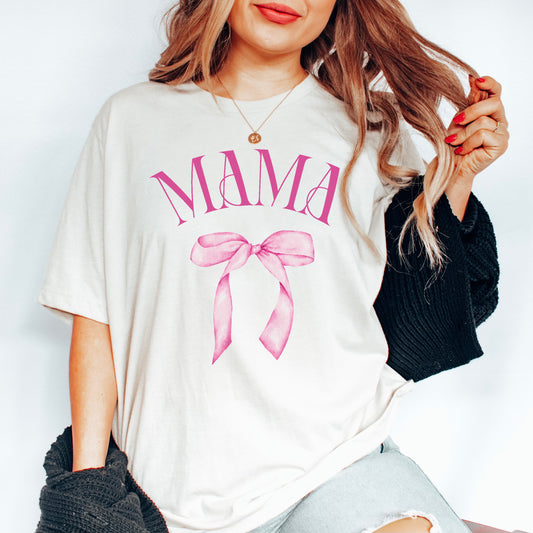 Mama With Bow Tee