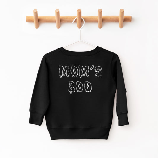 Mom's Boo Toddler Crewneck