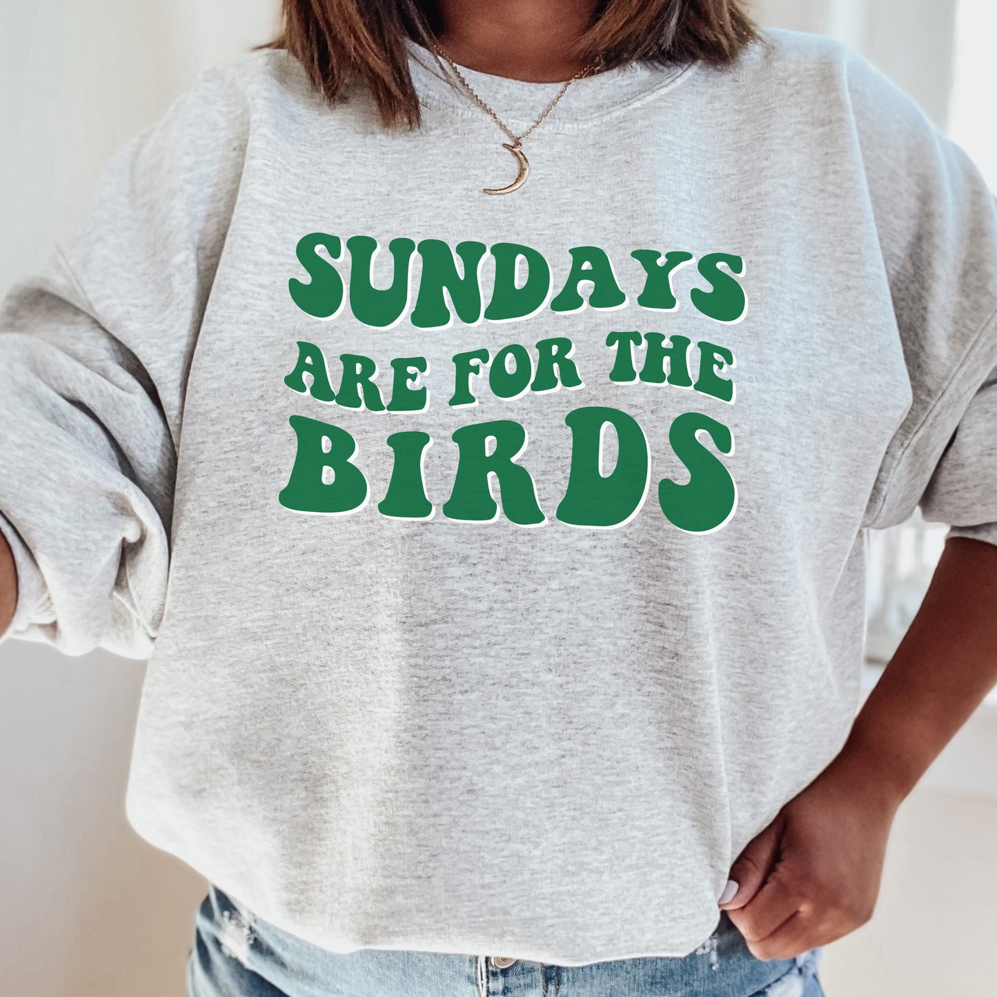 Sundays Are For The Birds Crewneck
