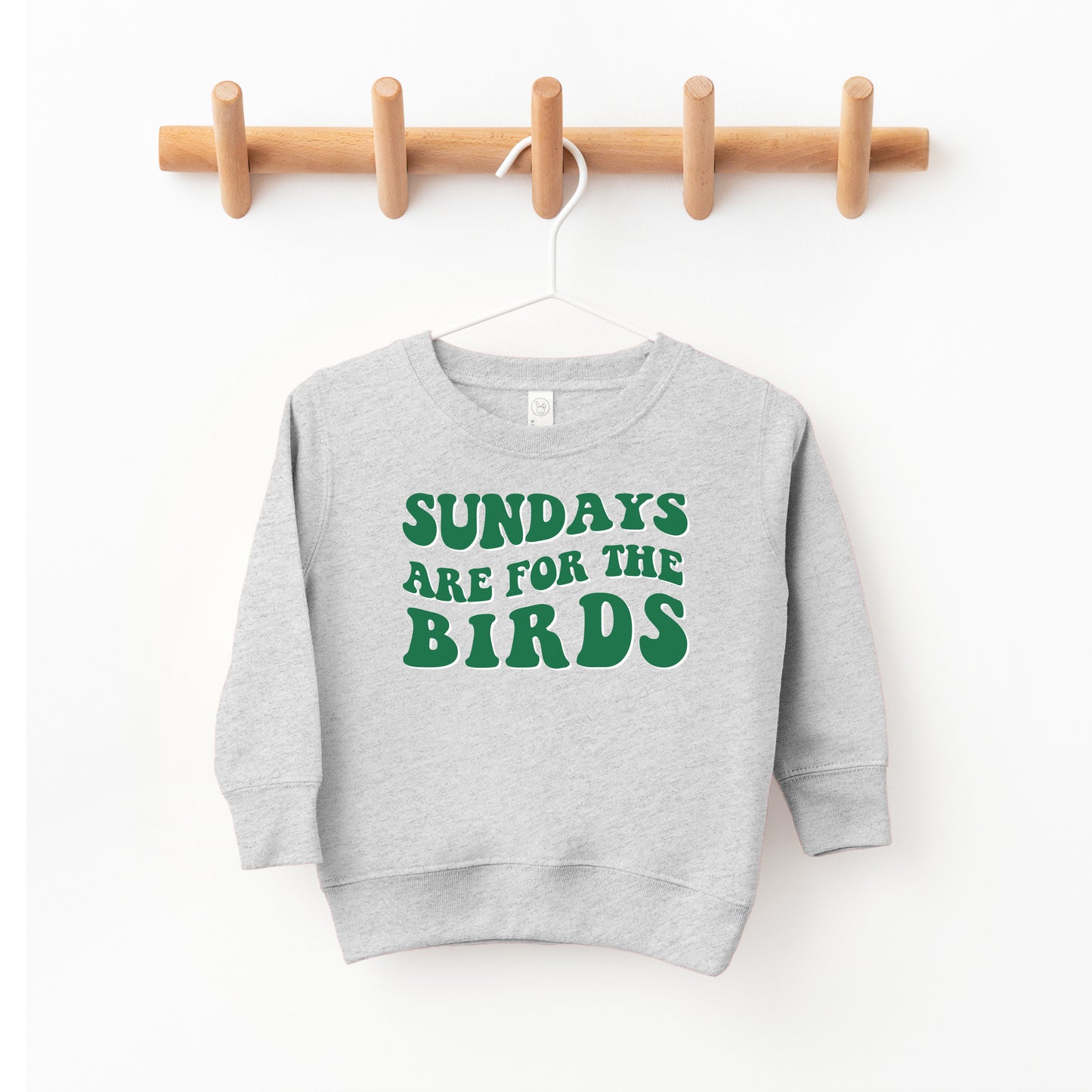 Sundays Are For The Birds Toddler Crewneck