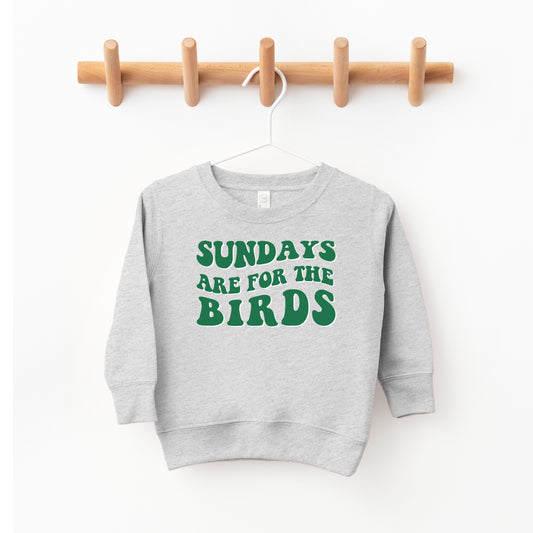 Sundays Are For The Birds Toddler Crewneck