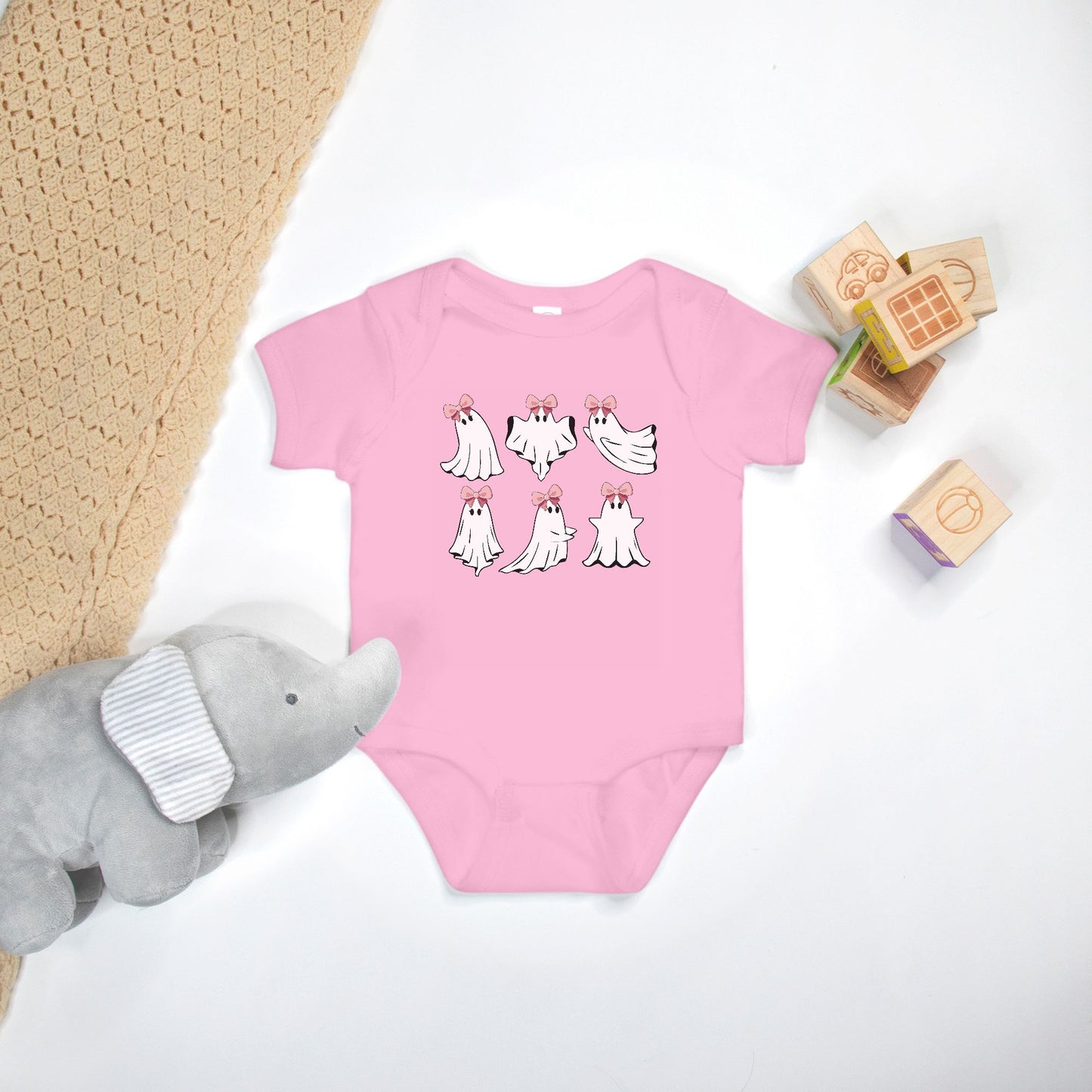 Ghosts With Bows Onesie