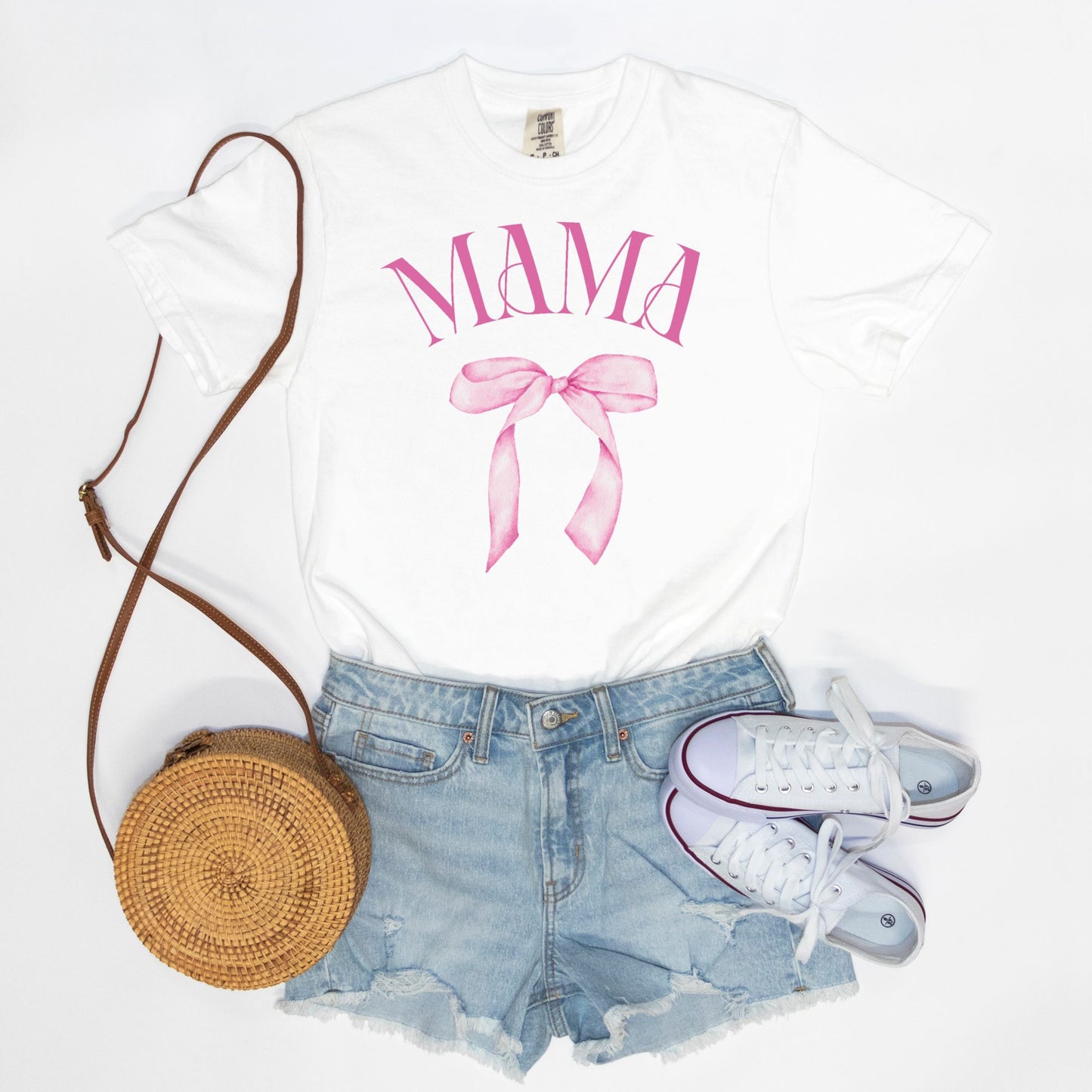 Mama With Bow Tee