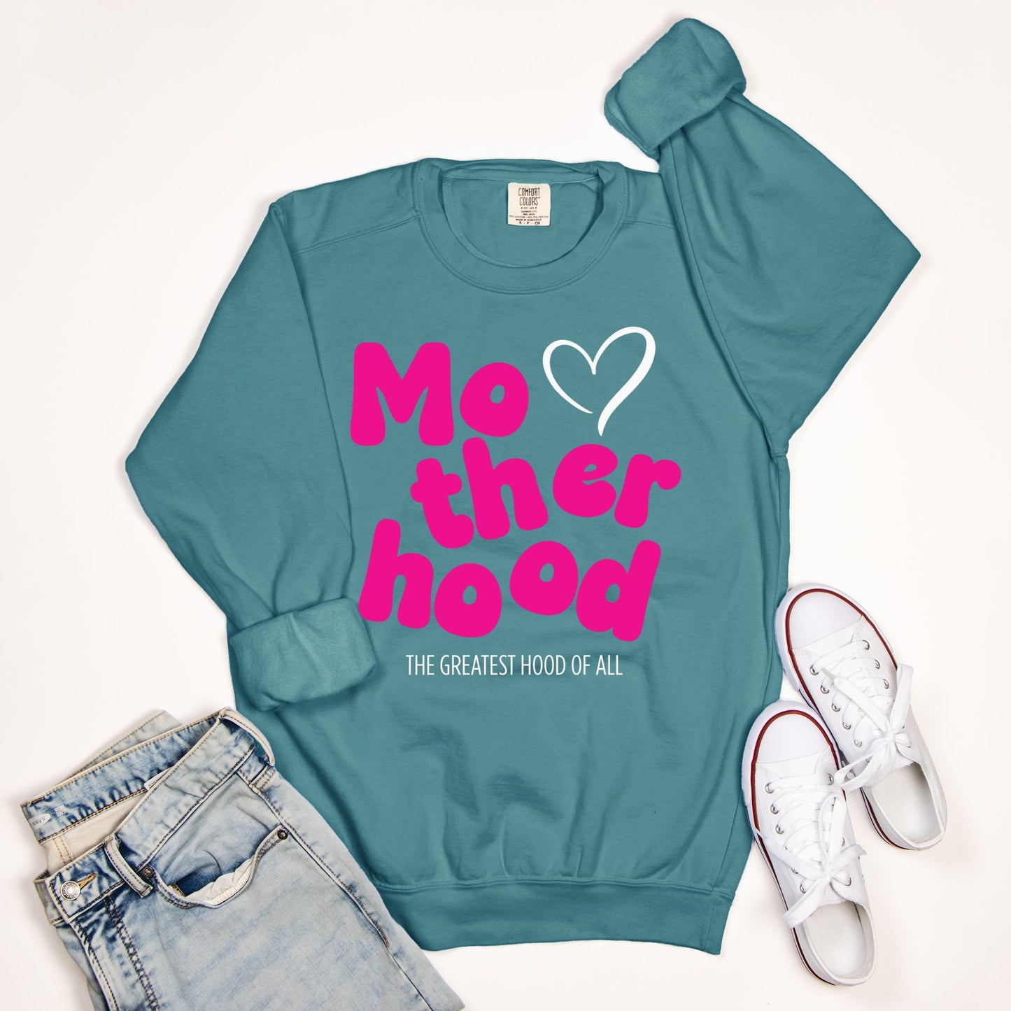 Motherhood The Best Hood Crewneck