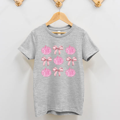 Bows and Disco Pumpkins Toddler Tee