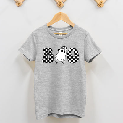 Skateboaring Boo Toddler Tee