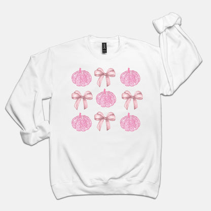 Bows & Disco Pumpkin Crewneck