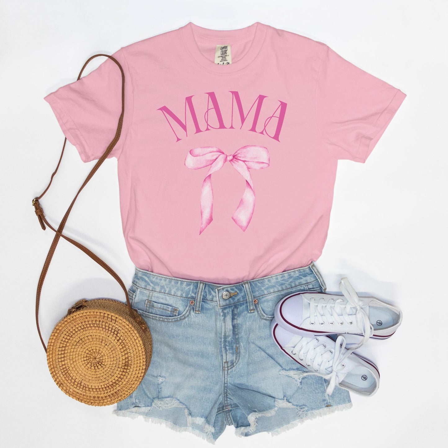 Mama With Bow Tee