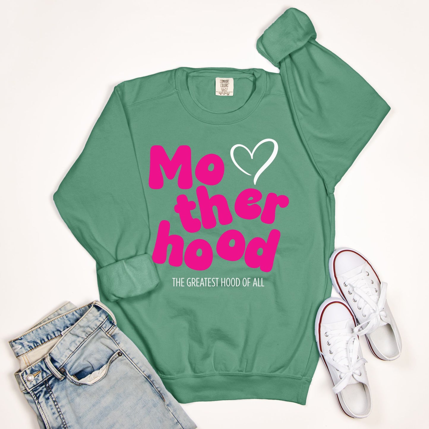 Motherhood The Best Hood Crewneck