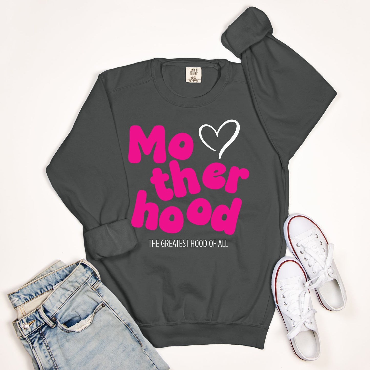 Motherhood The Best Hood Crewneck