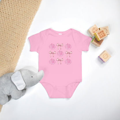 Bows & Disco Pumpkins Onesie