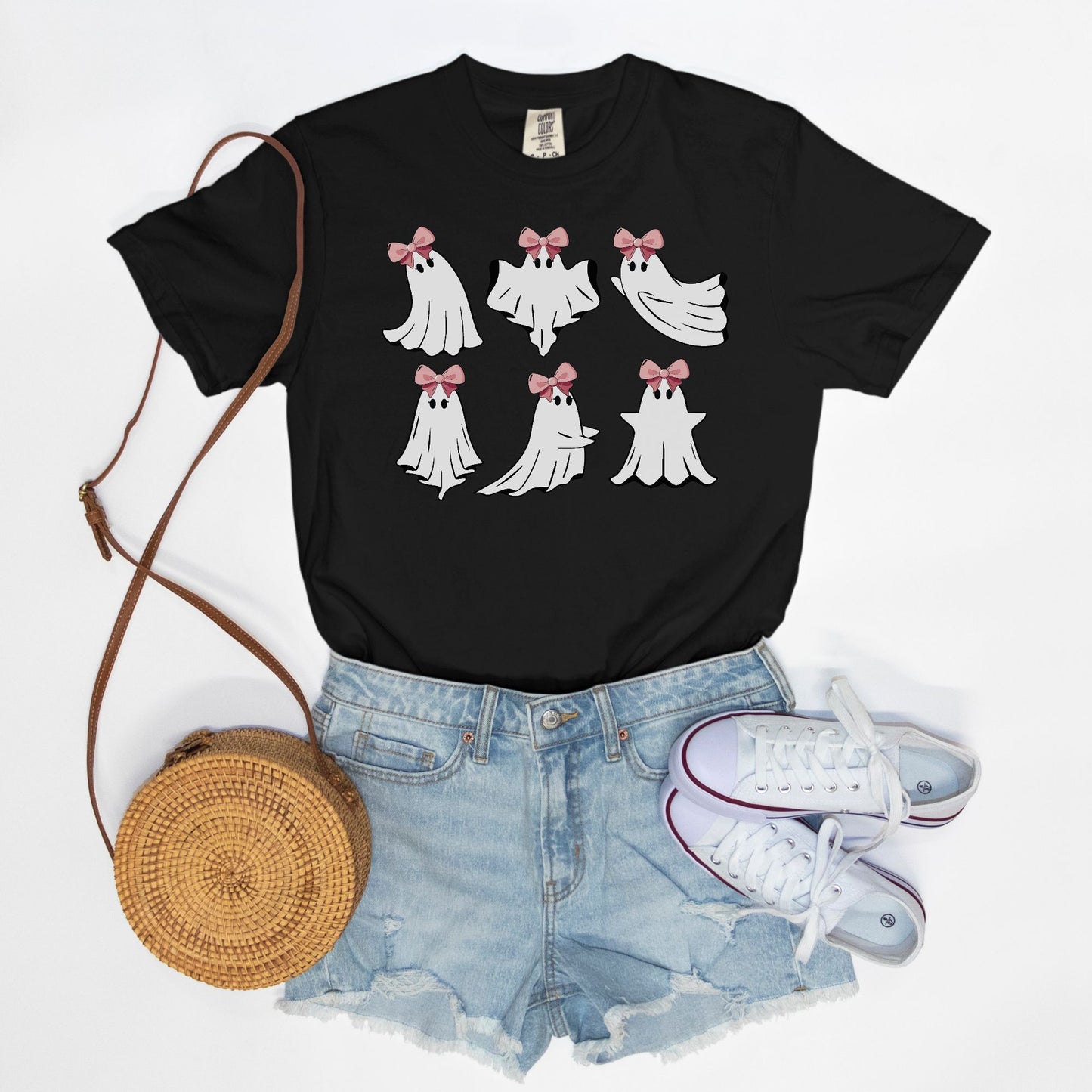 Ghosts With Bows Crewneck