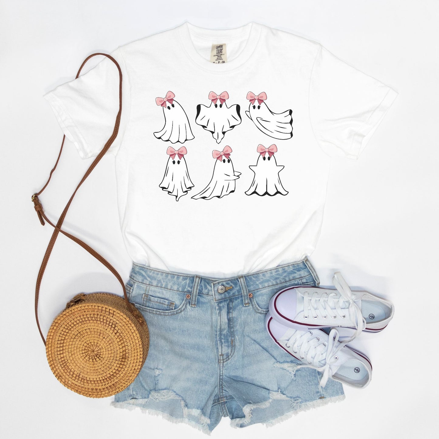Ghosts With Bows Crewneck