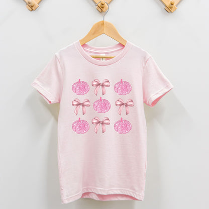 Bows and Disco Pumpkins Toddler Tee