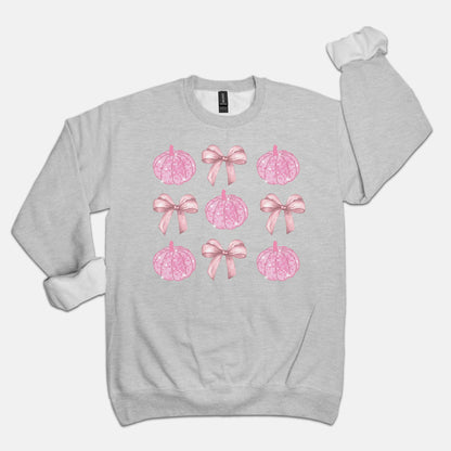 Bows & Disco Pumpkin Crewneck