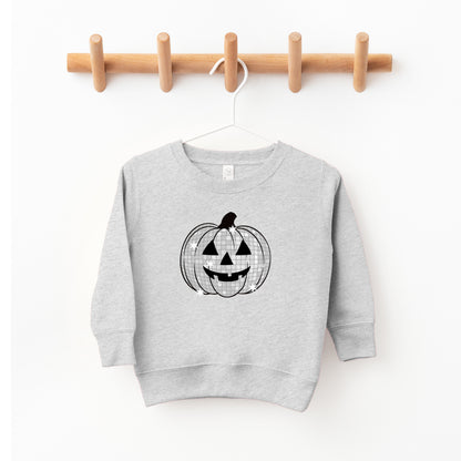 Disco Jack O Lantern Toddler Crewneck