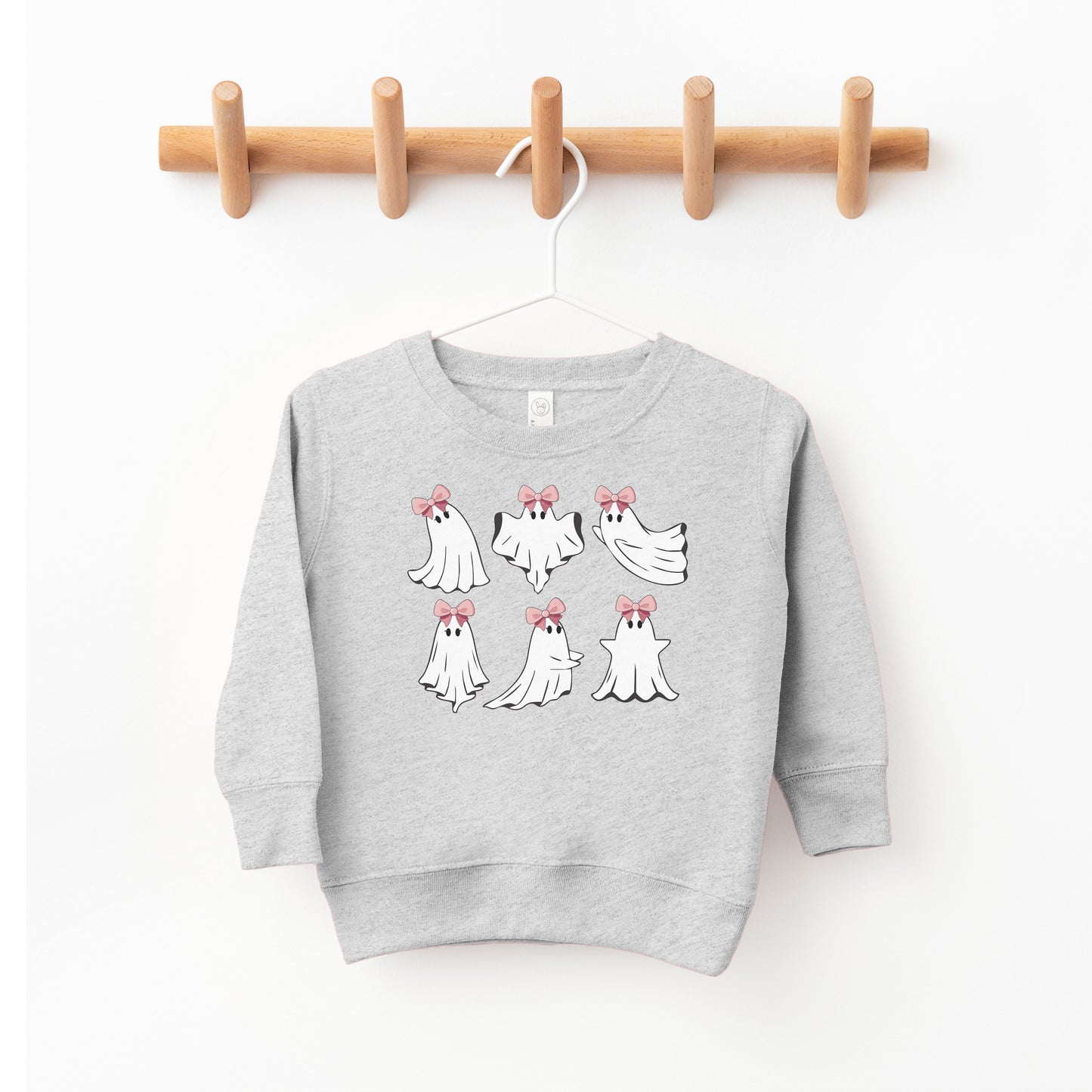 Ghosts in Bows Toddler Crewneck