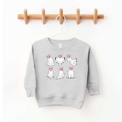 Ghosts in Bows Toddler Crewneck