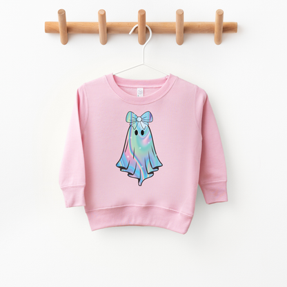 Iridescent Ghost Toddler Crewneck