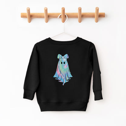 Iridescent Ghost Toddler Crewneck
