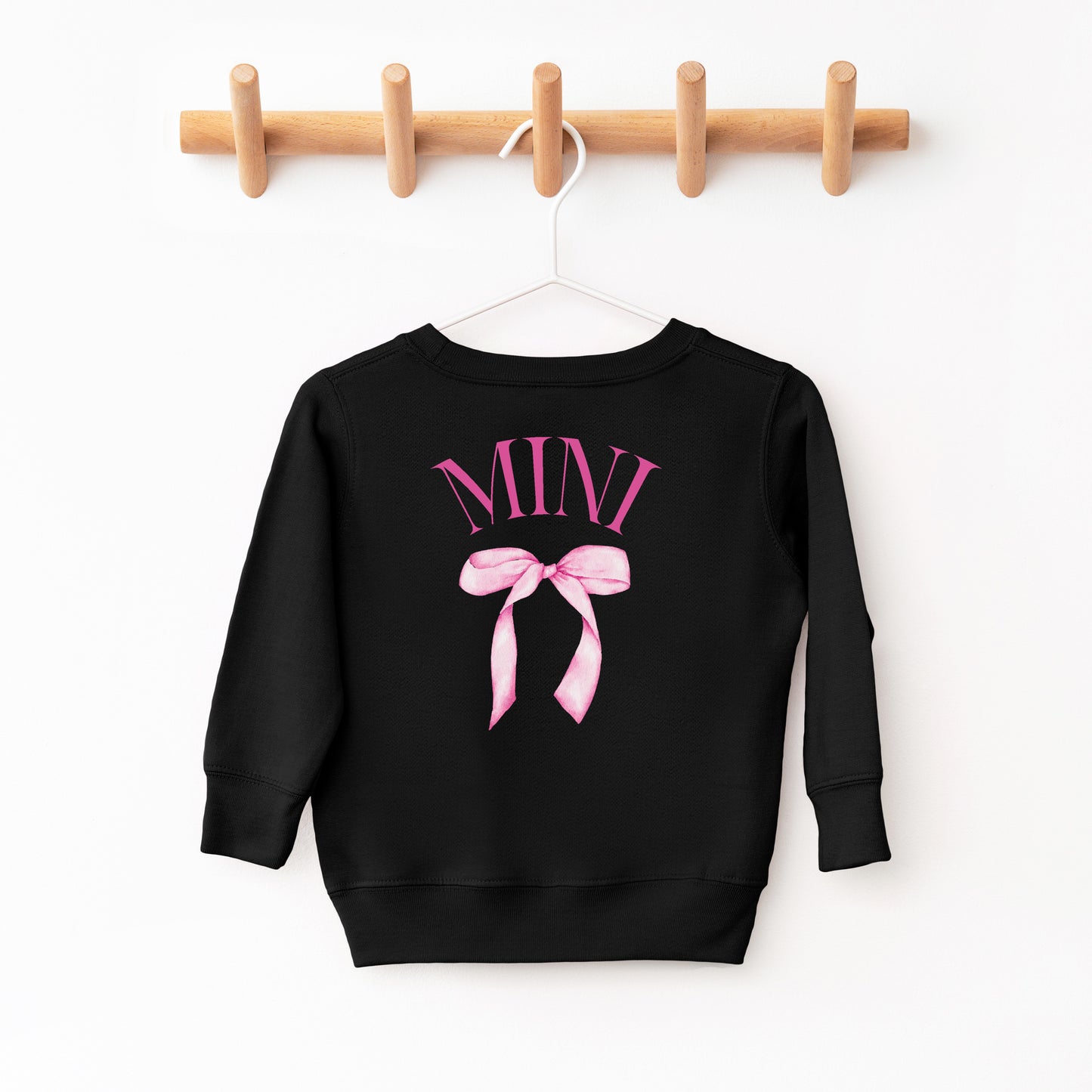 Mini Bow Toddler Crewneck