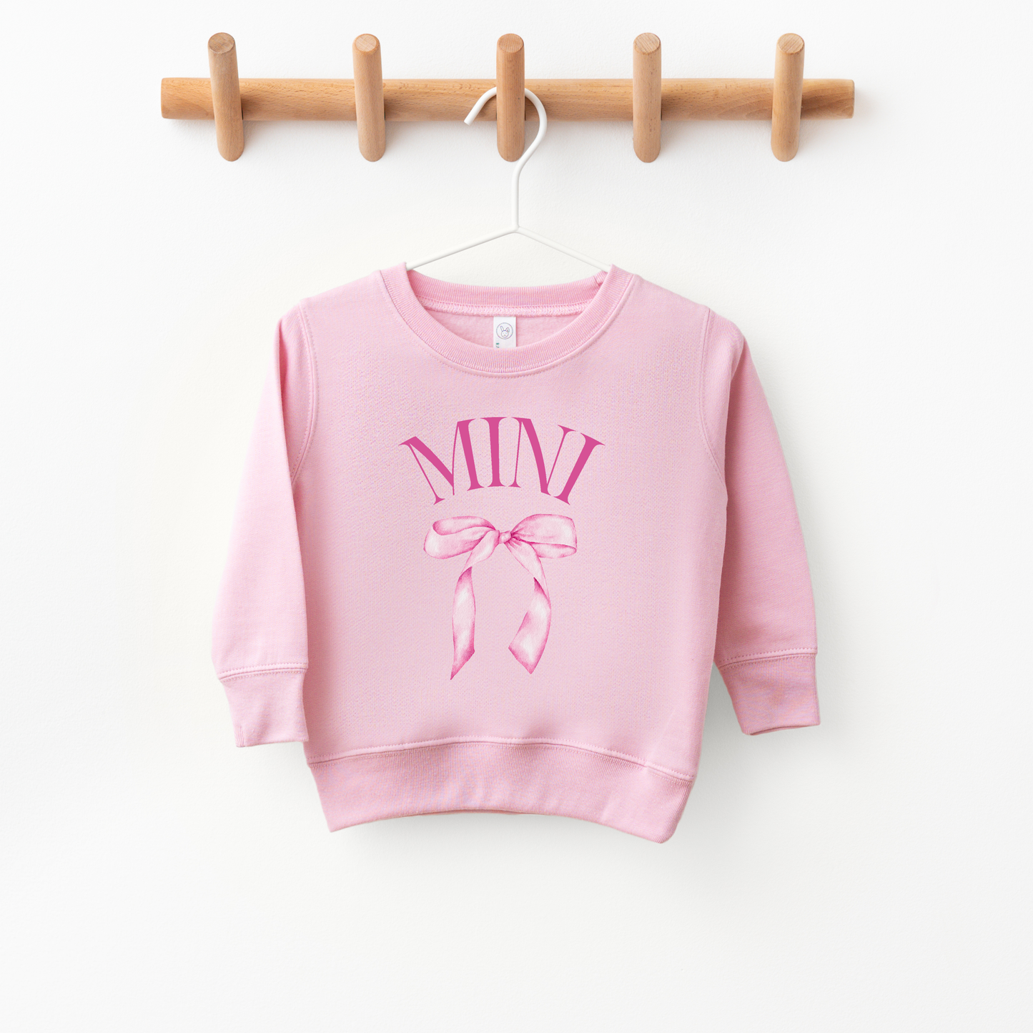 Mini Bow Toddler Crewneck
