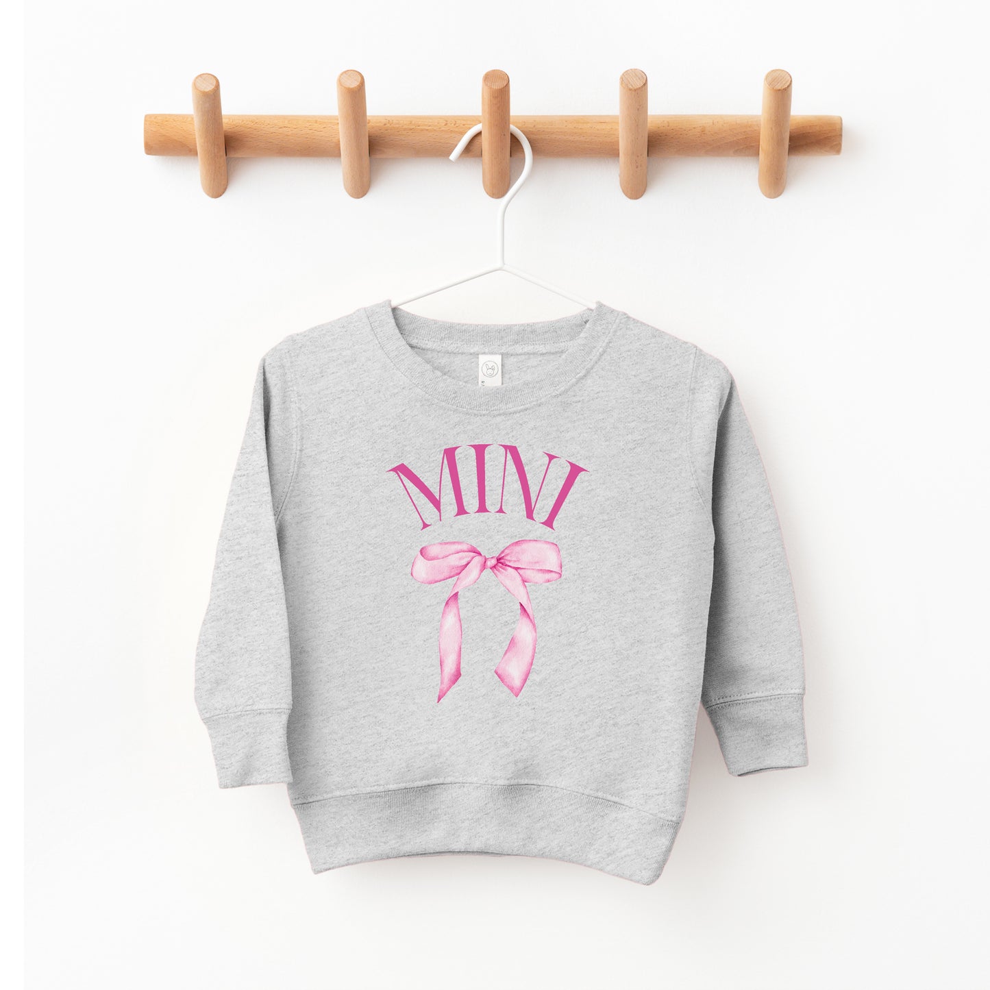 Mini Bow Toddler Crewneck