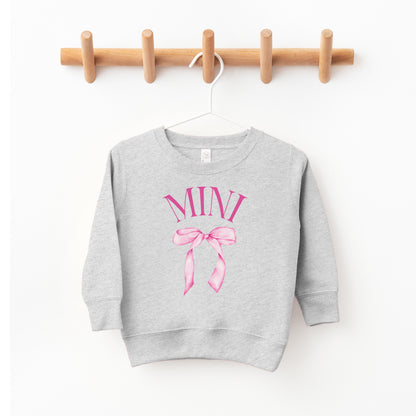 Mini Bow Toddler Crewneck