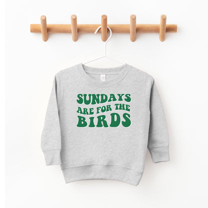 Sundays Are For The Birds Toddler Crewneck